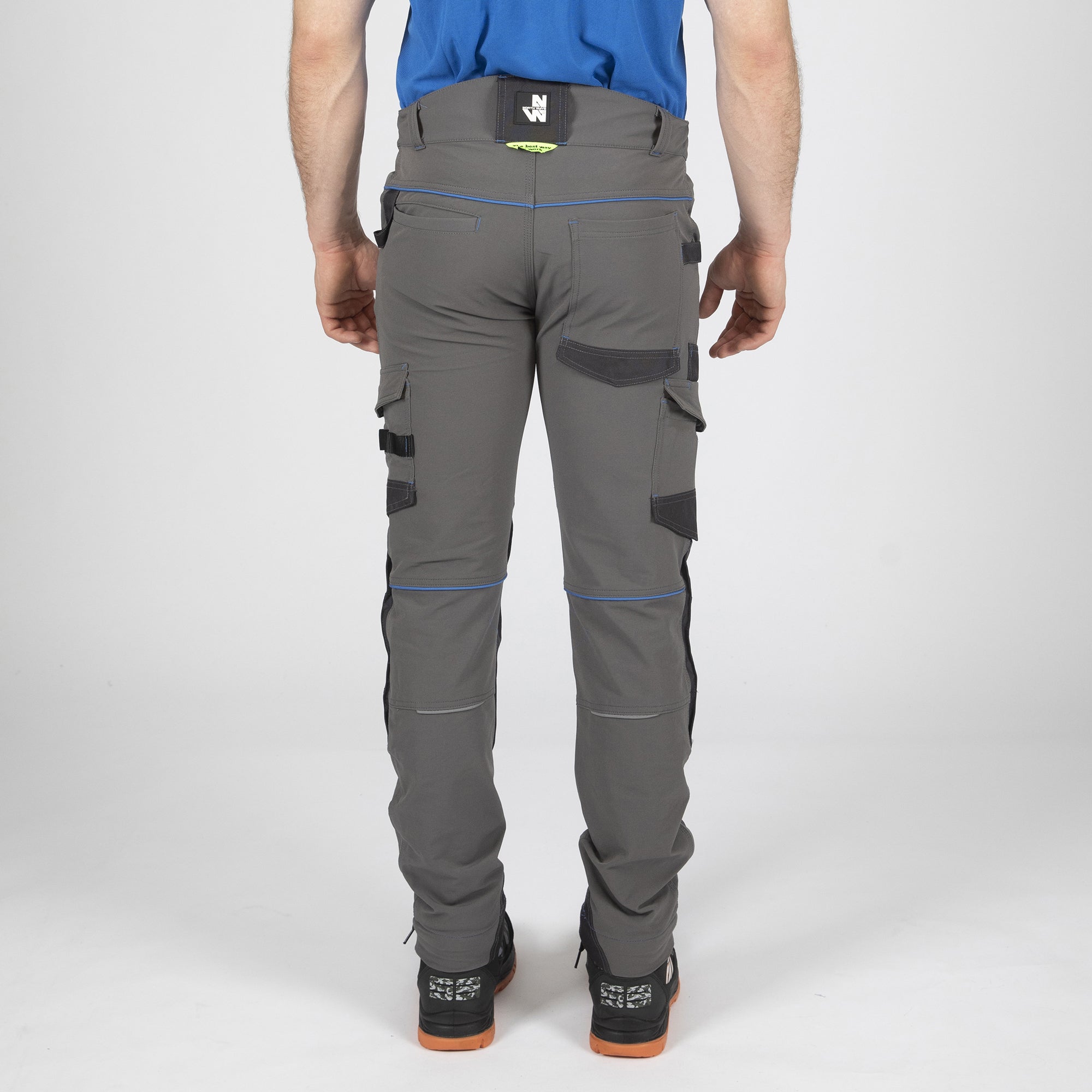 SACHA - WORK PANTS - 1388 | Grey blue