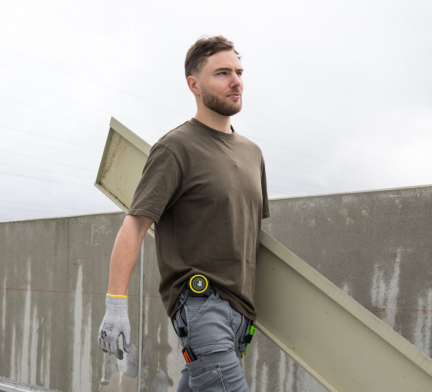 LUMIO - T-SHIRT MANCHES COURTES DE TRAVAIL - 1196 | Kaki