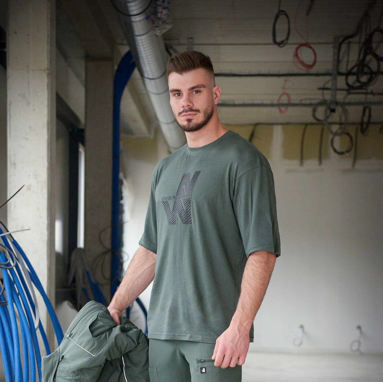 CARVER - T-SHIRT MANCHES COURTES DE TRAVAIL - 1300 | Emeraude